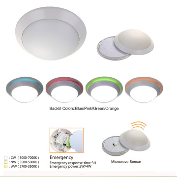 16W Round Ultra Thin LED Infrared Sensor Ceiling Light